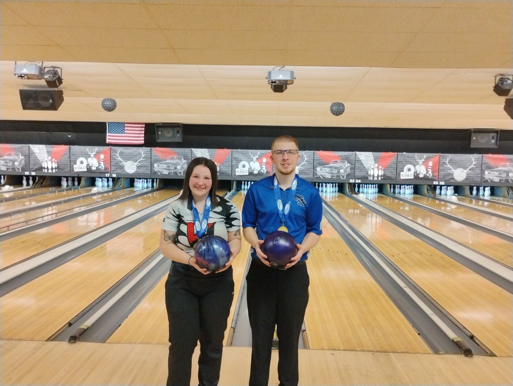 Matching District 3 championships for 2 L-L League bowlers
